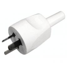 910.282 Spina di sicurezza Plastica 250 v Bianco IP20 Australiana - Bachmann