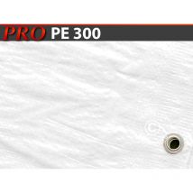 Bâche 6x14m, pe 300g/m², Blanc