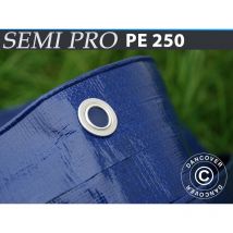 Bâche 8x10m, pe 250g/m², Bleu