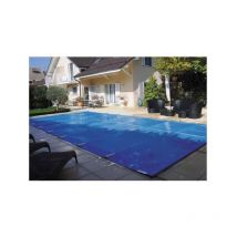 Bâche à barres piscine Perfect - Modèles: Pour piscine 8 x 4 m - Couleur: Teck/beige