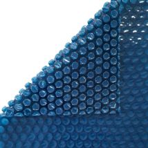 Bâche à Bulles Piscine Eco-Responsable Rectangle 7,15 x 3,50 m - Compatible Piscine Intex Rectangulaire 7,32 x 3,66 m - ecofilm Bleu Nuit - Epaisseur