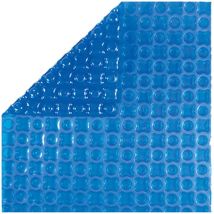 Bâche À Bulles Piscine 12x6 M Oxo Dark Blue 500 Microns - Non Bordée - Confection France - Kit Oeillets Et Bâchette De Protection