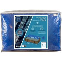 Couverture Solaire 4.6x8 Bleue Fonce 180mic Piscine Tubulaire 4.7x8.1