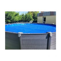 Bâche à bulles pour piscine ronde 5.40m Bleu