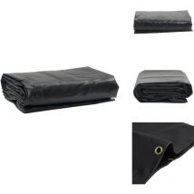 Bâche anthracite 3x3 m 600 g/m² - Bâche Imperméable - Bâche De Protection - Bâche Extérieure - Bâche Pour Voiture - Bâche Pour Bateau