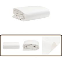 Bâche blanc 3x5 m 600 /m² - Bâche Imperméable - Bâche De Protection - Bâche Voiture - Bâche Moto - Bâche Terrasse