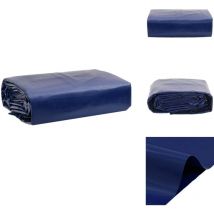 Bâche bleu 3x6 m 650 g/m² - Couverture Extérieure - Bâche Imperméable - Bâche Protectrice - Bâche Bleue - Bâche 3x6 Mètres