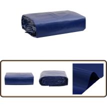 Bâche bleu 5x8 m 650 g/m² - Couverture Imperméable - Bâche Protectrice - Bâche Extérieure - Bâche Bleue - Bâche 5x8 Mètres