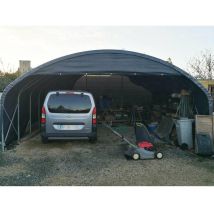 Atout Loisir - Bâche camion 640 gr/m² - gris anthracite - Long 19 m, Larg 14.50 m