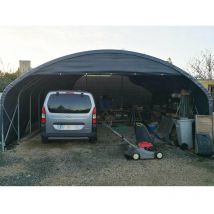 Atout Loisir - Bâche camion 640 gr/m² - gris anthracite - Long 20 m, Larg 19 m