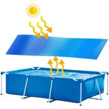 Fitags - Bâche de piscine - Couverture de Piscine Solaire Couverture de Protection Piscine Solaire Chauffage de Bassin Outdoor Jardin Film