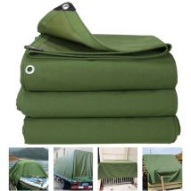 Bâche de Protection 500 g/m²,2x8m,Indéchirable, Ultrixe Bâche Imperméable Ultra Lourde et Résistante avec Oeillets en Aluminium, pour Jardin, Piscine