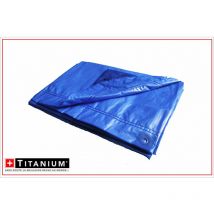 Bâche de protection indéchirable Titanium 4 x 5 m - bleu nuit
