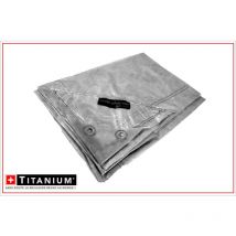 Bâche de protection indéchirable Titanium 2 x 3 m - translucide
