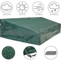 Bâche De Protection Kingsleeve En Polyéthylène 197 X 68 X 32/62 Cm Housse Hydrofuge Résistante Aux Intempéries Et Aux Uv