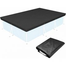 Serbia - Bâche de Protection pour Piscine,259170cm Bâche Rectangulaire pour Piscine,Bache Hivernage Piscine Hors Sol,Couverture de Piscine Pliable et