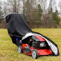 Tigrezy - Bâche de protection pour tondeuse à gazon - 210D Oxford - En tissu imperméable - Pour tracteur à gazon - Protection contre la poussière et