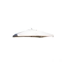 Bache de rechange pour parasol avec mat central Oasis 3x4 mt e'cru en polyester avec grille d'ae'ration