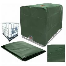 Rosemary - Bâche de réservoir d'eau, Bâche Couverture Réservoir pour Cuve 1000L, Capôt de Protection Container Citerne Eau, Anti-poussière Anti-UV