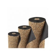 Bâche gravillonnée 4 m x 0,6 m de large pour les bords de cours d'eau de jardin, film pour bassin de jardin, bâche, couleur sable