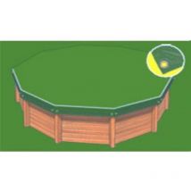 Piscineo - Bâche hiver Eco verte compatible piscine naturalis rectangulaire