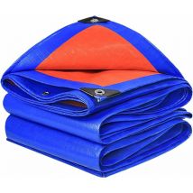 Bâche imperméable, bâche de Jardin avec œillets en Aluminium, bâche tissée bâche de Protection bâche de Bateau bâche pour Bois(2m4m)