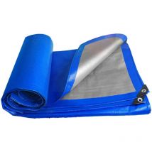 Bâche imperméable, bâche de Jardin avec œillets en Aluminium, bâche tissée bâche de Protection bâche de Bateau bâche pour Bois(2m4m)