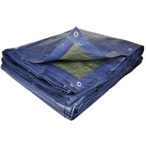 Bâche multiusages 70g/m² - Protection du bois - Travaux de peinture - Taille idéal en longueur - 2 x 8 - Bleu