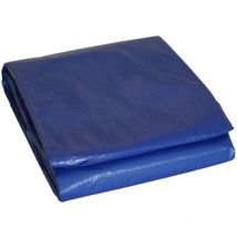 Univers Du Pro - Bâche piscine rectangulaire 6 x 10m Bleue marine avec filet d'écoulement résistance 140g/m2