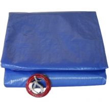 Univers Du Pro - Bache piscine ronde 420 cm pour piscine de 360 cm Bleue et verte filet d'écoulement
