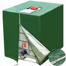 BSR - Bache pour Cuve 1000 l, Bâche de Protection Solaire pour réservoir d'eau de Pluie ibc, Anti-poussière Anti-UV, Housse de Protection, bâche de