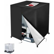 Memkey - Bache pour Cuve 1000L ibc, 210D Réservoir d'eau Couvercle, Anti-UV Anti-poussière Couverture Container Réservoir IBC,Bâche de Protection