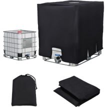 Bâche pour Cuve 1000L ibc Bache de réservoir d'eau Couvercle Anti-UV Anti-poussière Couverture Container Réservoir ibc Housse Protection 120 x 100 x
