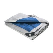 Hexoutils - Bâche professionnelle lourde renforcée imperméable traitée Anti-UV 250gr/m2 10x15m