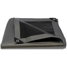 Bâche spéciale bois grise ultra résistante - 260 g/m² - 2 x 4 mètres