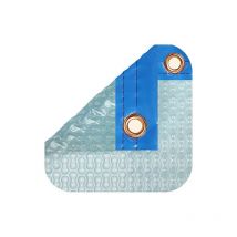 Bâche thermique 500 microns Geobubble Sol+Guard de 7 x 3m avec renfort dans les largeurs