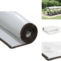 Bâche transparente avec œillets 1x4 m polyéthylène - Bâche Transparente - Bâches Transparentes - Bâche Claire - Bâche Transparente Robuste