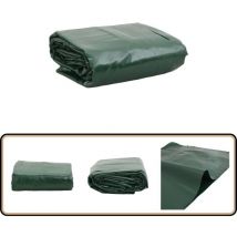 Bâche vert 4x6 m 600 g/m² - Bâche Verte - Bâche Imperméable - Bâche De Protection - Bâche 4x6 Mètres - Bâche Résistante