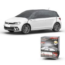 Bâche voiture All Weather Basic, bâche de voiture demi-garage taille m gris