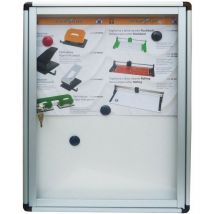 Bacheca Porta Avvisi Magnetica con serratura 45x60x4 cm - 2180/2