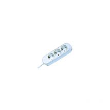 Bachmann - 3x Schuko H05VV-F 3G 1.50mm² 16A/3680W 3m - 3 m - 3 sortie(s) ca - Plastique - Blanc - 3680 w - 16 a (387.271)