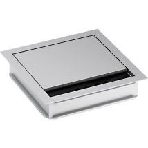 930.310 Kabeldurchführung quadratisch Klemm-Ø (max.) 5 mm Aluminium Silber (matt, eloxier - Bachmann