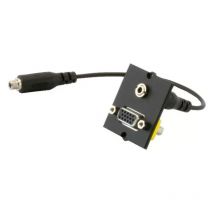 Bachmann 917.045 - Boîtier Encadrement Prise VGA + minilink 3.5mm