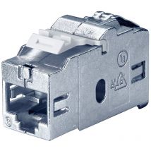 940.044 - Housing modular (couplage) - cat 6 - RJ-45 - 1 port - grey - Bachmann