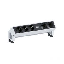 BACHMANN Bachmann DESK 2 - 0,2 m - Aluminium - Noir - Acier inoxydable - 3 sortie(s) CA - 282 mm (902.401)