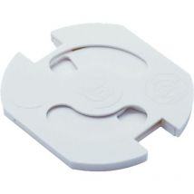 Klebe-Steckdosenschutz weiß 924.009 - Bachmann