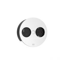 Bachmann - Twist 2 1xCEE7/3 1xUSB a/c 22W 2,0m aeh RAL9010 30GE Rond (946.204)