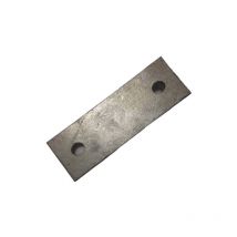 Graphskill - Backing Plate for M12 U-bolt 124 mm Centers 50 x 3 mm Galvanised Mild Steel
