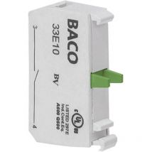 33E01 Elemento di contatto 1 nc Momentaneo 600 v 1 pz. - Baco