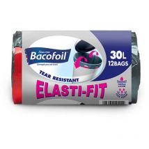 Bacofoil 12 x 30L Elasti-Fit Kitchen Bin Liners